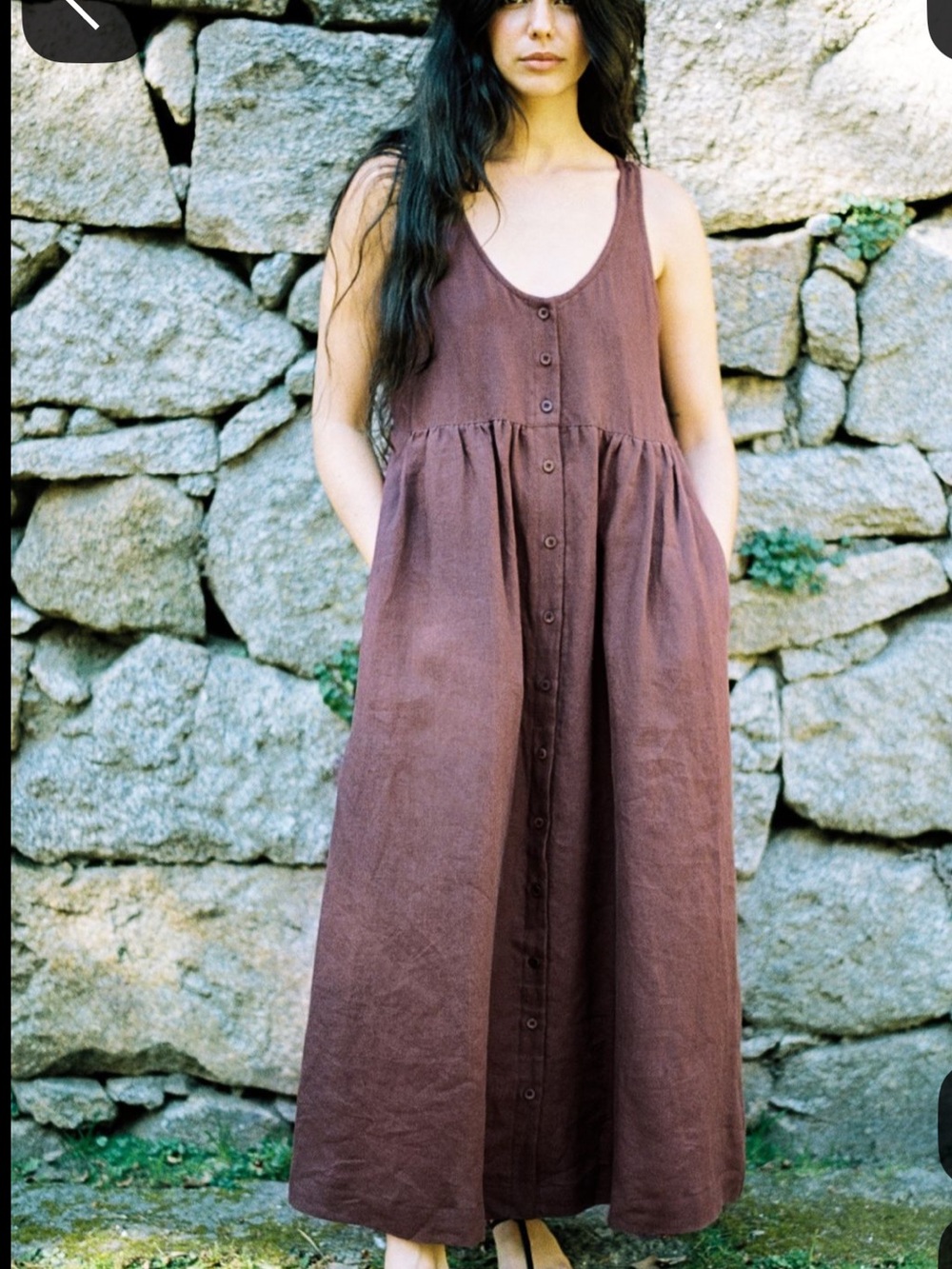 Ozma Billie Dress Laundered Linen